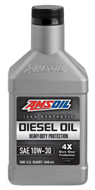 AMSOIL Heavy-Duty Synthetic CK-4 Diesel Oil 10W-30 (ADN)
