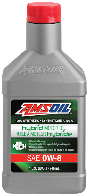 AMSOIL 0W-8 100% Synthetic Hybrid Motor Oil (HE08)