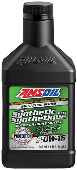 AMSOIL SAE 0W-16 Signature Series 100% Synthetic Motor Oil (AZS)