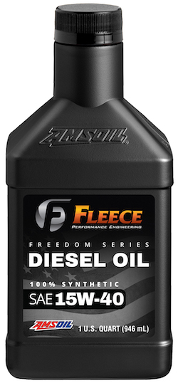 AMSOIL 15W-40 Fleece Freedom Series 100% Synthetic Diesel Motor Oil (FD1540)