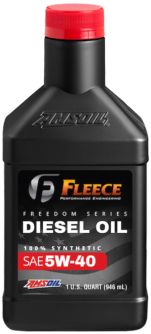 AMSOIL 5W-40 Fleece Freedom Series 100% Synthetic Diesel Motor Oil (FD540)