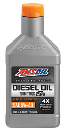 AMSOIL Heavy-Duty Synthetic CK-4 Diesel Oil 5W-40 (ADO)