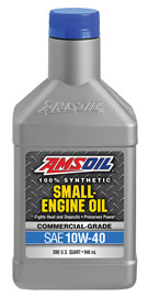 AMSOIL 10W-40 Synthetic Small Engine Oil - Commercial Grade (ASF)