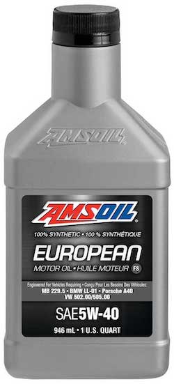 AMSOIL SAE 5W-40 FS Synthetic European Motor Oil